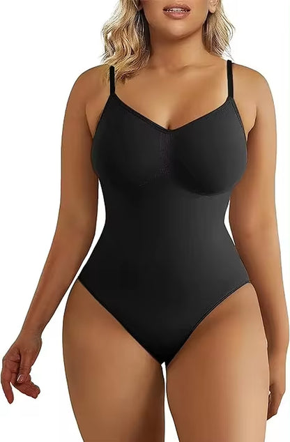 Original High Elastic Bodysuit for Women Tummy Control Shapewear Seamless Sculpting Thong Body Shaper Slimmer Slimming Tank Top