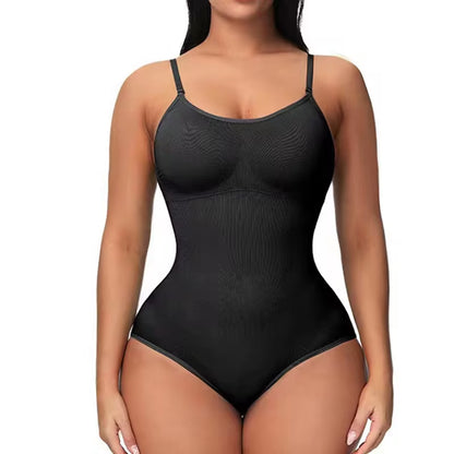 Original High Elastic Bodysuit for Women Tummy Control Shapewear Seamless Sculpting Thong Body Shaper Slimmer Slimming Tank Top